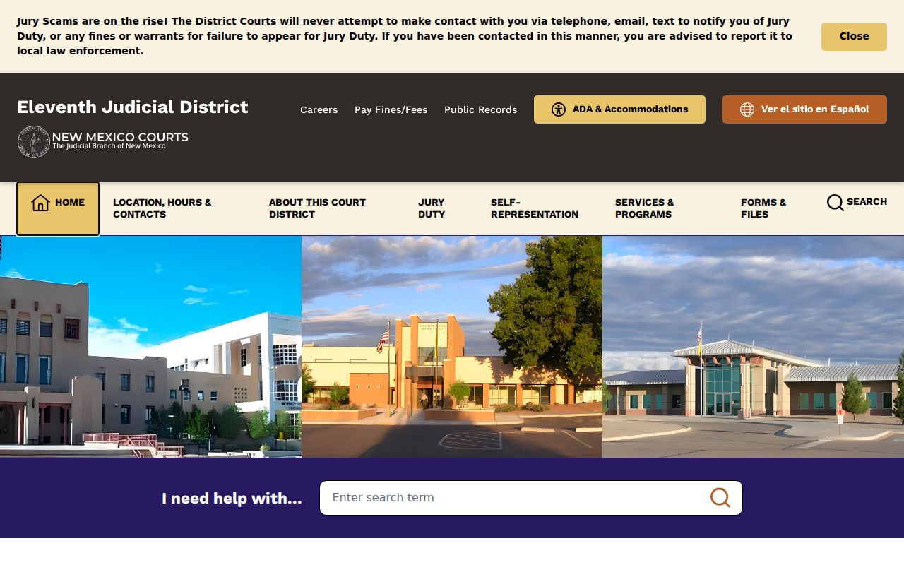 McKinley County criminal record expungement court in the Eleventh Judicial District