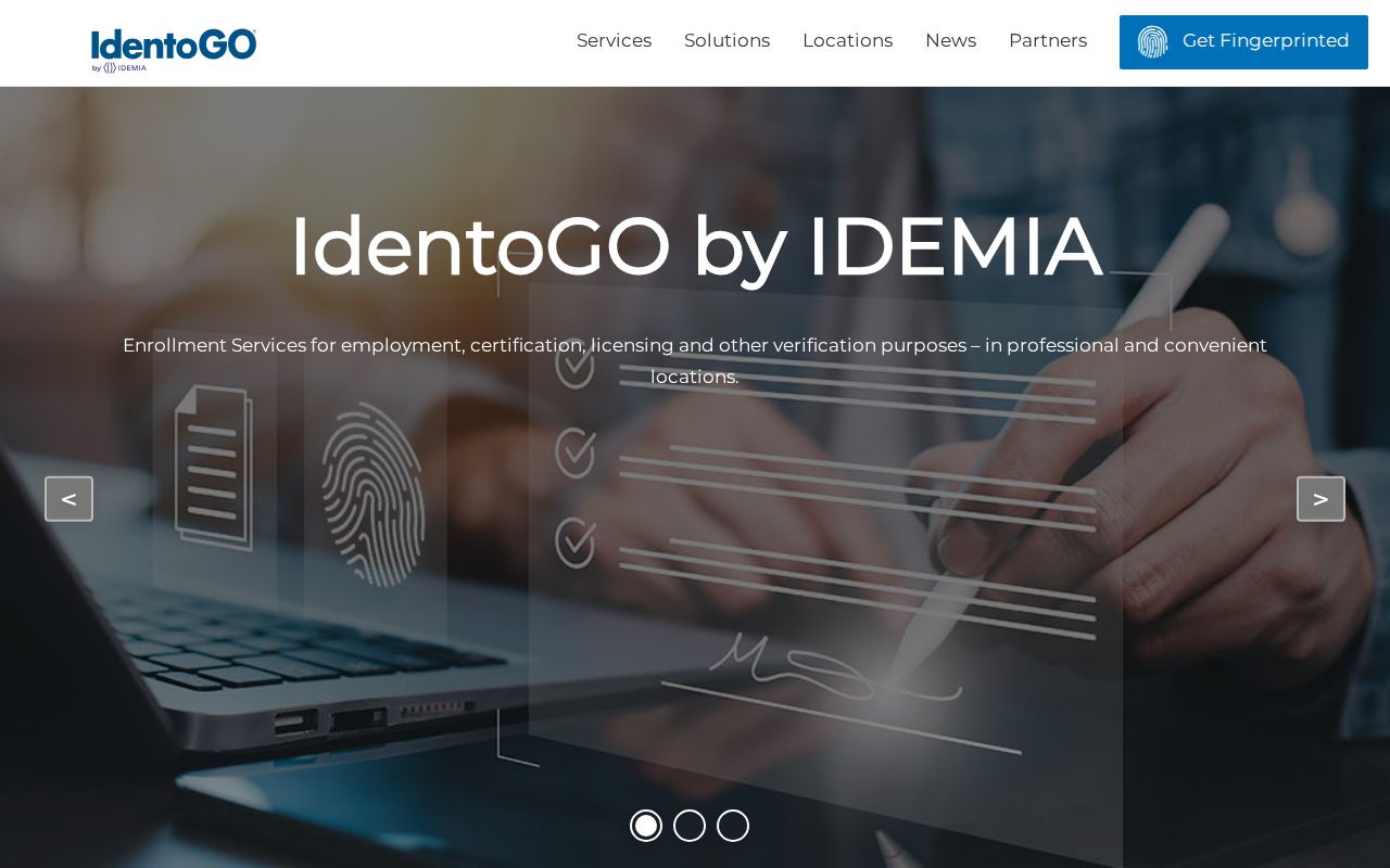 McKinley County criminal record fingerprint appointment through IdentoGO